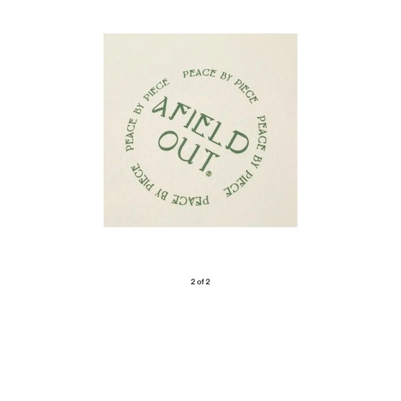 Afield out small Cream Long Sleeve Shirt small long sleeve woman’s - Picture 2 of 2